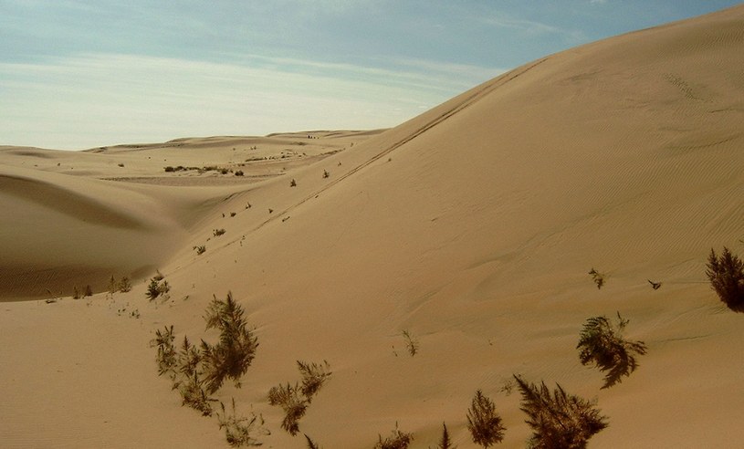 Пустыня Гоби в Азии, песчаные дюны